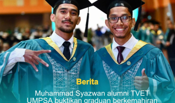 [UMPSA NEWS] Muhammad Syazwan alumni TVET UMPSA buktikan graduan berkemahiran tinggi mampu bersaing dalam industri